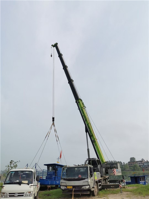 青海桥梁建设吊装案例